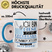 Schwimmsportlerin Tasse Geschenk Ich Bin Diese Eine Legendäre Schwimmsportlerin Von Der Alle Reden Geschenkidee Geburtstag Weihnachten Blau Trendation