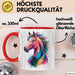 Pferd Tier Liebhaber Tasse Becher Geschenk Lustige Geschenkidee Spruch Rot Trendation