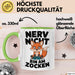 Fuchs Tierliebhaber Tasse Geschenk Lustige Geschenkidee Spruch Nerv Nicht Bin Am Zocken Grün Trendation