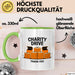 Wohltätigkeits Organisator Tasse Geschenk Lustige Geschenkidee Spruch Für Gebende Herzen Grün Trendation