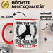 Hund Tasse Geschenk Kaffee-Becher Hunde-Besitzer Geschenkidee Rot Trendation