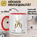 Schüler Abschluss Tasse Geschenk Lustige Geschenkidee Spruch Glückwunsch Auf Dich Rot Trendation