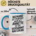 Annette Tasse Geschenk Niemand Ist Perfekt Annette Verdammt Nah Dran Geschenkidee Blau Trendation