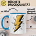 Elektriker Tasse Geschenkidee für Elektrotechniker Blau Trendation