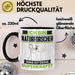 Naturforscher Tasse Geschenk für Naturforscher Geburtstag Lustiger Spruch Kaffee-Becher Was Ist Deine Superkraft Schwarz Trendation