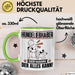 Hundeliebhaber Tasse Geschenk für Hundeliebhaber Der Mann Der Alles Kann Geschenkidee zum Geburtstag Grün Trendation