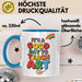 Kunstliebhaber Kunstlehrer Künstler Tasse Geschenk Lustige Geschenkidee Spruch Es Ist Ein Guter Tag Um Kunst Zu Unterrichten Blau Trendation