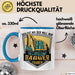 Baggerfahrer Geschenk Tasse Geschenkidee für Bagger-Fahrer Baustelle Der Tut Nix Der Will Nur Bagger Fahren Blau Trendation