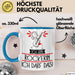 Geschenk für Rockerin Tasse Lustige Geschenkidee Geburtstag Ich Bin Rockerin Ich Darf Das Blau Trendation