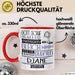 DJane Geschenk Becher Tasse Gott Schuf Alle Menschen Gleich Nur Die Besten Durfeten DJane Werden Geschenkidee Lustig Rot Trendation