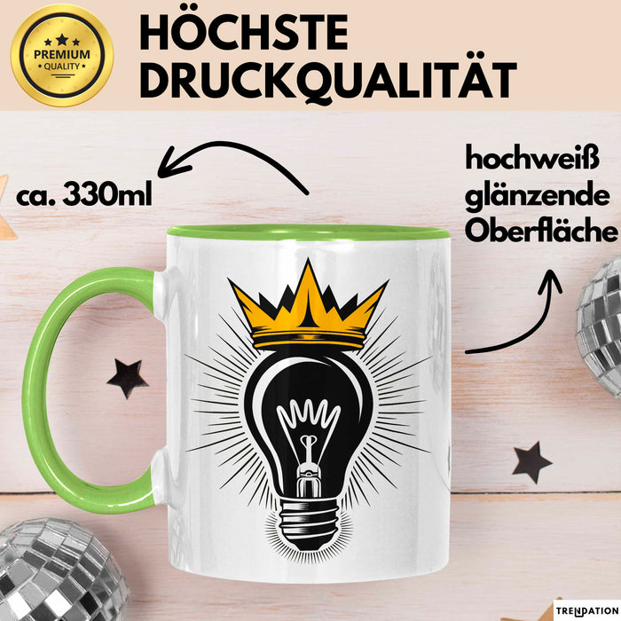 Startup Gründer Tasse Geschenkidee für Unternehmer Fans Grün Trendation