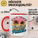 Miami Florida USA Tasse Geschenk Lustige Geschenkidee Spruch Strandsurfen Rot Trendation