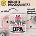 Opa Tasse Geschenk So Sieht Einr Richtig Cooler Opa Aus Geschenkdiee Großvater Becher Rosa Trendation