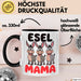 Esel Mama Tasse Geschenk Lustige Geschenkidee Spruch Esel Mama Schwarz Trendation