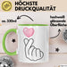KPop Tasse Geschenk Finger Heart Herz Grafik Geschenkidee Fans Grün Trendation
