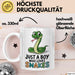 Reptil Schlange Tier Tasse Geschenk Lustige Geschenkidee Spruch Nur Ein Junge Der Schlangen Liebt Weiß Trendation