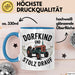 Landwirt Tasse Geschenk Lustige Geschenkidee Spruch Blau Trendation