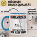 Hundemasseur Tasse Geschenk für Hundemasseur Der Mann Der Alles Kann Geschenkidee zum Geburtstag Blau Trendation