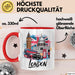 England London Tasse Geschenk Lustige Geschenkidee Spruch Rot Trendation