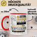 Tierpflegerin Tasse Geschenk Lustiger Spruch Bitte Erheben Sie Sich Seine Majestät Die Tierpflegerin Betritt Den Raum Rot Trendation