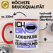 Logopäde Ausbildung Tasse Geschenk Ich Bin Logopäde In Der Ausbildung Ich Darf Das Geschenkidee Spruch Rot Trendation