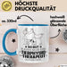 Tierphysiotherapeut Geschenk Tasse So Gut Kann Nur Ein Tierphysiotherapeut Aussehen Geschenkidee Kaffee-Becher Blau Trendation
