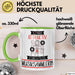 Musiksammlerin Tasse Geschenk Becher Stark Attraktiv Furchtlos Musiksammlerin Lustige Geschenkidee Grün Trendation