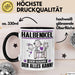 Halbenkel Tasse Geschenk für Halbenkel Der Mann Der Alles Kann Geschenkidee zum Geburtstag Schwarz Trendation
