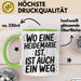 Heidemarie Tasse Geschenk Wo Eine Heidemarie Ist Ist Auch Ein Weg Geschenkidee Becher mit Name Grün Trendation