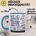 Schriftstellerin Tasse Geschenk Spruch Wer Will Schon Prinzessin Sein Wenn Man Auch Schriftstellerin Sein Kann Blau Trendation