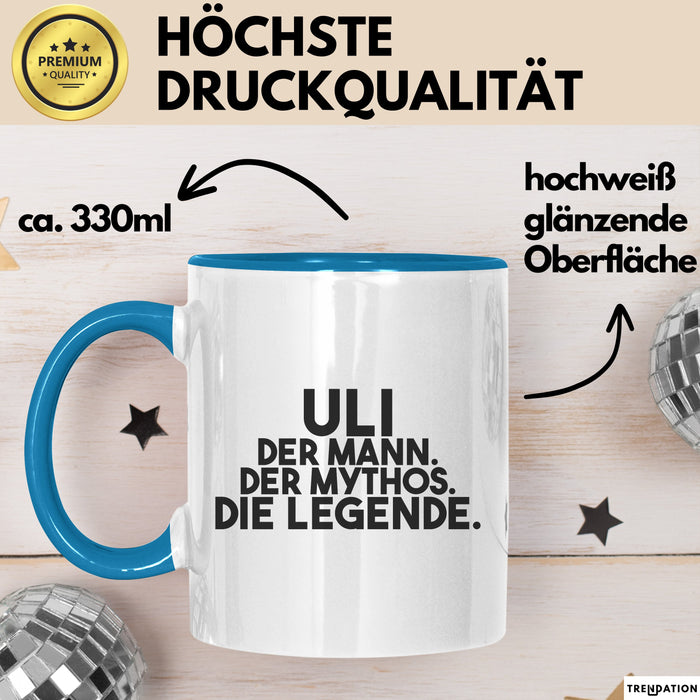 Uli Tasse Uli – Der Mann. Der Mythos. Die Legende. Geschenk