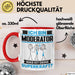 Moderator Tasse Geschenk für Moderator Geburtstag Lustiger Spruch Kaffee-Becher Was Ist Deine Superkraft Rot Trendation