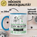 Studiomusikerin Geschenk Tasse Becher Die Frau Die Allen Kann Geschenkidee für eine Studiomusikerin Lustig Blau Trendation