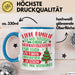 Weihnachten Tasse Geschenk Familie Liebe Familie Ich Habe Versucht Das Beste Geschenk Für Euch Zu Finden Verwandt Spaß Gag Joke Kaffee-Becher Blau Trendation