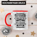 TRENDATION 50. Geburtstag Tasse Frau Mann Geschenk 50er Geschenkidee 50 Mutter Vater Rot Trendation