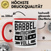 Babbel Mich Net Voll Geschenk Tasse Frankfurt Hessen Dialekt Kaffee-Becher Geschenkidee Büro-Tasse Kollegen Rot Trendation