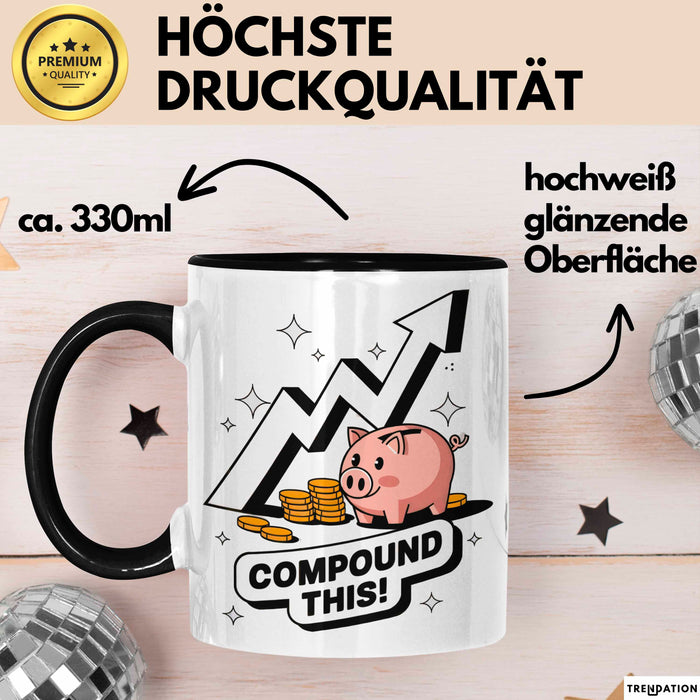Investor Tasse Geschenk Lustige Geschenkidee Spruch Für Vermögens Erbauer Trendation