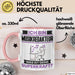 Musikredakteur Tasse Geschenk für Musikredakteur Geburtstag Lustiger Spruch Kaffee-Becher Was Ist Deine Superkraft Rosa Trendation