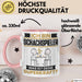 Schachspieler Tasse Geschenk für Schachspieler Geburtstag Lustiger Spruch Kaffee-Becher Was Ist Deine Superkraft Rosa Trendation