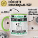 Songwriter Tasse Geschenk für Songwriter Geburtstag Lustiger Spruch Kaffee-Becher Was Ist Deine Superkraft Grün Trendation