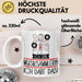 Geschenk für Musiksammlerin Tasse Lustige Geschenkidee Geburtstag Ich Bin Musiksammlerin Ich Darf Das Weiß Trendation