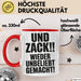 Sarkasmus Tasse Geschenk Und Zack Wieder Unbeliebt Gemacht Geschenkidee Lustig Rot Trendation