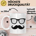 Hipster Tasse Geschenkidee für Trendsetter Weiß Trendation