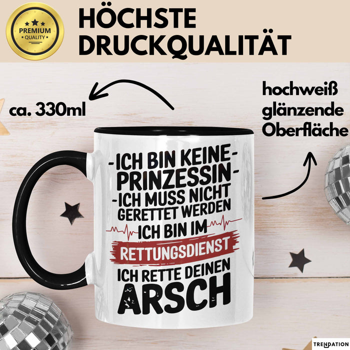Sanitäter Tasse Geschenk Rettungsdienst Notfalldienste Trendation