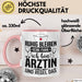Ärztin Tasse Geschenk Ruhig Bleiben Ich Bin Ärztin Und Regel Das Geschenkidee Hausärztin Rosa Trendation