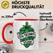 Biertrinker Tasse Geschenk Ich Trinke Vegan Becher Geschenkidee Rot Trendation