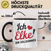 Elke Tasse Geschenk Ich Bin Vollkommen Elke Geschenkidee Geburtstag Schwarz Trendation