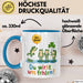 Büroarbeit Kollege Abschied Frösche Tasse Geschenk Lustige Geschenkidee Spruch Du Wirst Uns Fehlen Blau Trendation