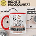Hundeliebhaber Geschenk Tasse So Gut Kann Nur Ein Hundeliebhaber Aussehen Geschenkidee Kaffee-Becher Rot Trendation