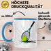 Tennis Spieler Tasse Geschenkidee für Tennisliebhaber Blau Trendation